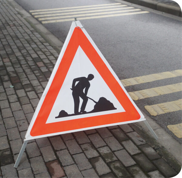 Ref 7246 Reflective Pop-up Tripod Sign - Image 2